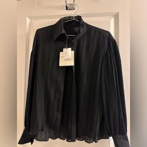 Black Shirt Massimo Dutti
